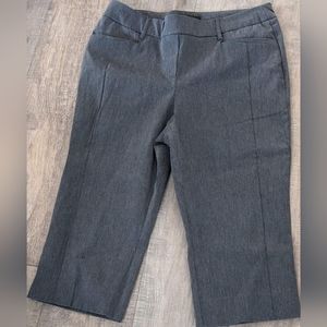 DYT Type 2 T2 Rekucci charcoal cropped capri pants 14W